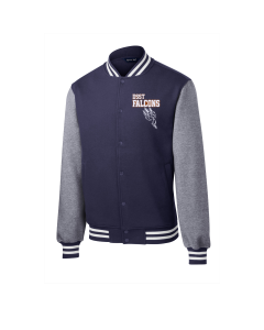 DSST Falcons Fleece Letterman Jacket. ST270